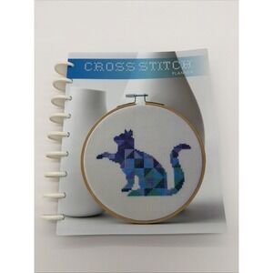 Dimensions Cross Stitch Planner Kit 12 Monthly Projects Calendar New Cat Art